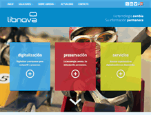 Tablet Screenshot of libnova.com